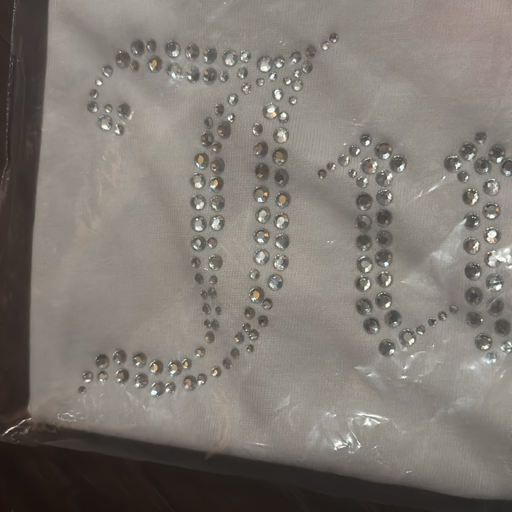 🫶🏼HP🫶🏼JUICY COUTURE GIRLS COTTON TSHIRT WITH SEQUIN & METALLIC SPARKLES ✨ - Picture 8 of 9